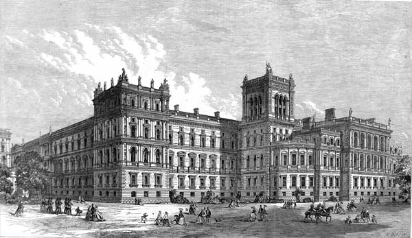 Zeichnung des Foreign Offices im Jahr 1866