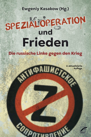 Buchtitel von "Spezialoperation und Frieden" mit einem großen durchgestrichenen Z