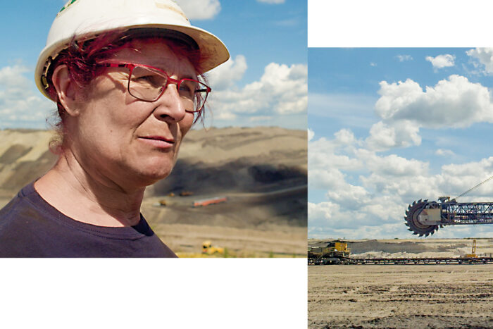 Silke Butzlaff, ehemalige Bergarbeiterin in der DDR.