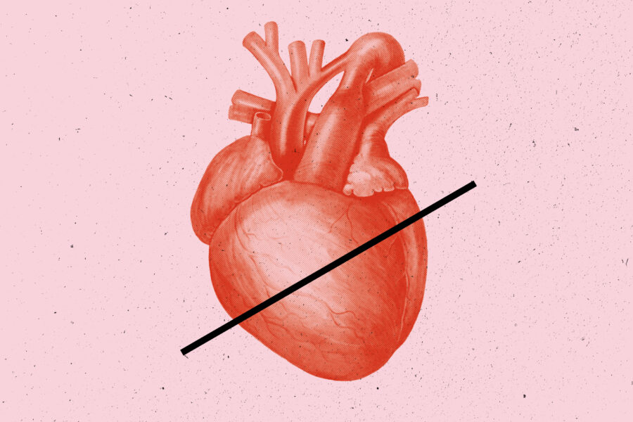 Eine grafische Darstellung von einem Herzen.